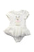 A White Short Sleeve Bodysuits from Nicholas & Bears in size 0-3M for girl. (Front View)