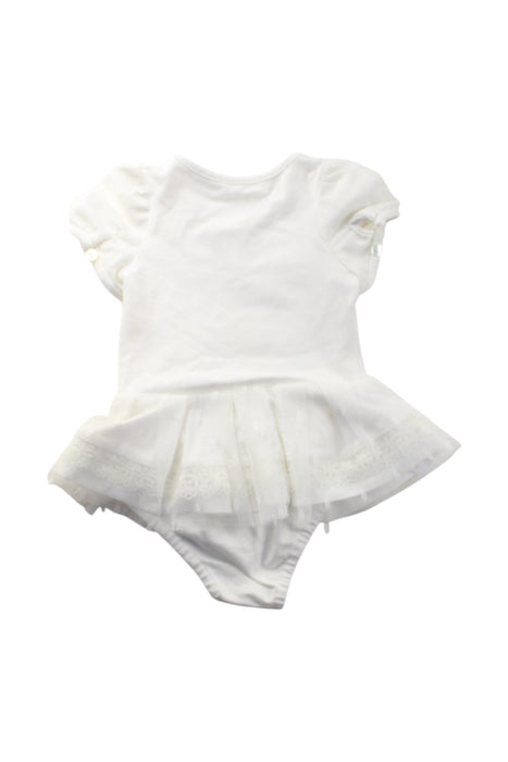 A White Short Sleeve Bodysuits from Nicholas & Bears in size 0-3M for girl. (Back View)