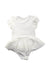 A White Short Sleeve Bodysuits from Nicholas & Bears in size 0-3M for girl. (Back View)