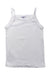 A White Sleeveless Tops from Petit Bateau in size 4T for girl. (Front View)