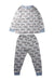 A Blue Pyjama Sets from Petit Bateau in size 4T for neutral. (Front View)