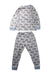 A Blue Pyjama Sets from Petit Bateau in size 4T for neutral. (Back View)