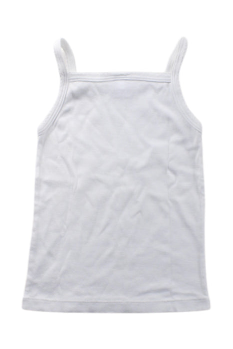 A White Sleeveless Tops from Petit Bateau in size 4T for neutral. (Back View)