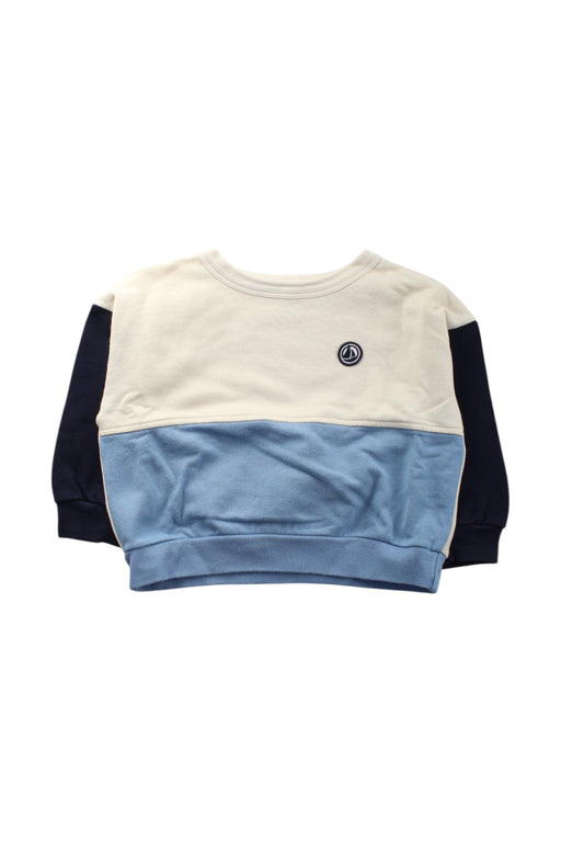 A Multicolour Crewneck Sweatshirts from Petit Bateau in size 3T for neutral. (Front View)