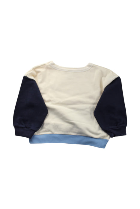 A Multicolour Crewneck Sweatshirts from Petit Bateau in size 3T for neutral. (Back View)
