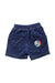 A Blue Shorts from The Bonnie Mob in size 6-12M for neutral. (Back View)