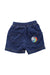 A Blue Shorts from The Bonnie Mob in size 6-12M for neutral. (Back View)