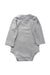 A Grey Long Sleeve Bodysuits from The Bonnie Mob in size 2T for neutral. (Back View)