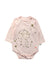 A Pink Long Sleeve Bodysuits from The Bonnie Mob in size 2T for neutral. (Front View)