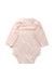 A Pink Long Sleeve Bodysuits from The Bonnie Mob in size 2T for neutral. (Back View)