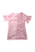 A Pink Short Sleeve Dresses from Seed in size 5T for girl. (Front View)