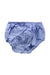 A Blue Bloomers from Little Mercerie in size 12-18M for neutral. (Back View)