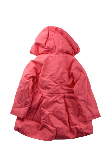 A Pink Coats from Jacadi in size 3T for girl. (Back View)