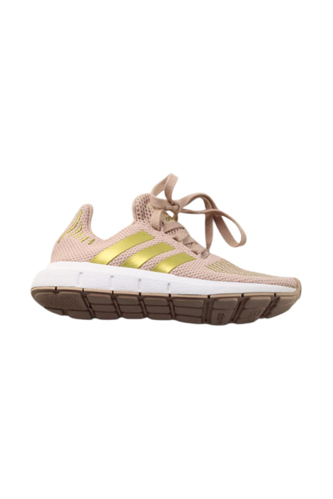 A Beige Sneakers from Adidas in size 5T for neutral. (Front View)