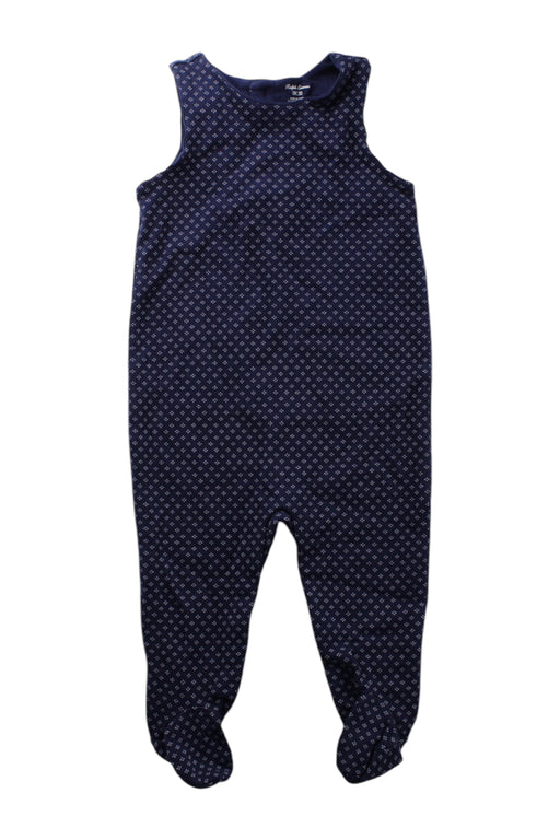 A Navy Long Overalls from Ralph Lauren in size 3-6M for neutral. (Front View)