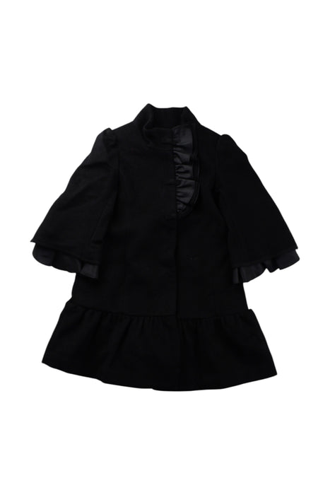 A Black Coats from Nicholas & Bears in size 2T for girl. (Front View)