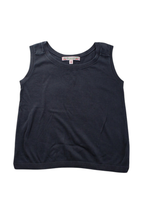 A Navy Sleeveless Tops from Bonpoint in size 6T for neutral. (Front View)