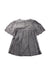 A Grey Short Sleeve Dresses from Bonne Mere in size 4T for girl. (Back View)
