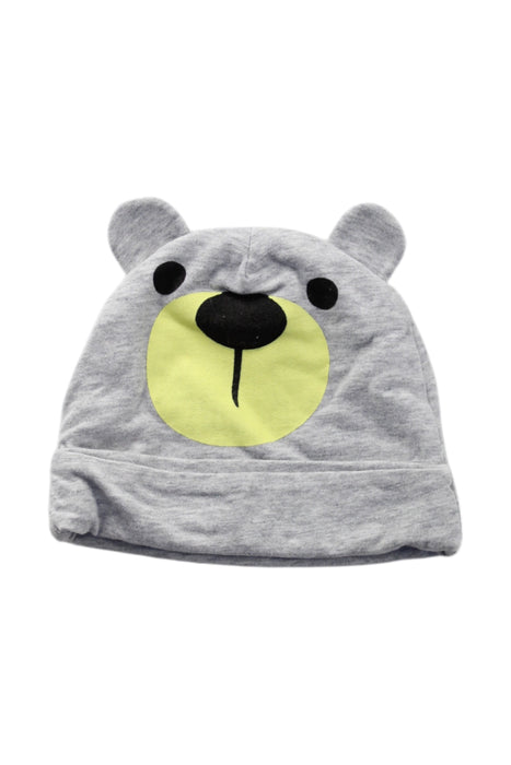 A Grey Beanies from Seed in size Newborn for neutral. (Front View)