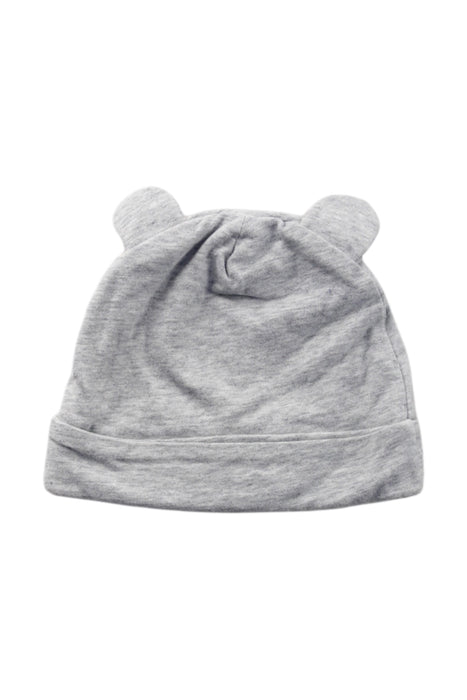 A Grey Beanies from Seed in size Newborn for neutral. (Back View)