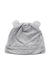 A Grey Beanies from Seed in size Newborn for neutral. (Back View)