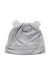 A Grey Beanies from Seed in size Newborn for neutral. (Back View)