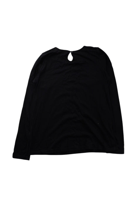 A Black Long Sleeve Tops from Milly Minis in size 12Y for girl. (Back View)