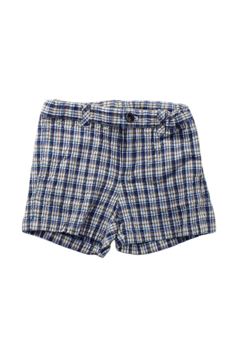 A Blue Shorts from Bonpoint in size 12-18M for neutral. (Front View)