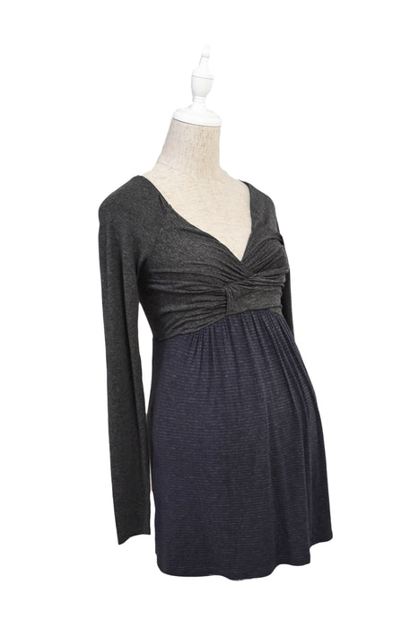 A Grey Long Sleeve Dresses from Mamas & Papas in size S for maternity. (Front View)