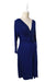 A Blue Long Sleeve Dresses from Seraphine in size S for maternity. (Front View)
