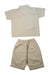 A Beige Pyjama Sets from Marleen Molenaar in size 2T for girl. (Back View)