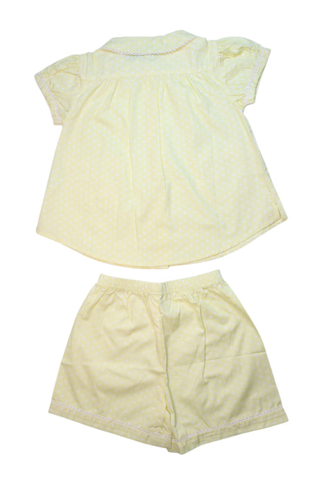 A Yellow Pyjama Sets from Marleen Molenaar in size 6T for girl. (Back View)