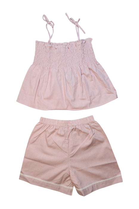 A Pink Pyjama Sets from Marleen Molenaar in size 4T for girl. (Back View)