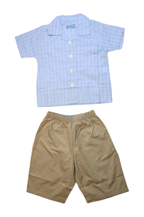 A Blue Pyjama Sets from Marleen Molenaar in size 2T for boy. (Front View)