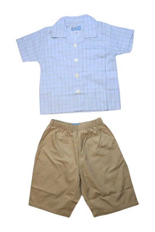 A Blue Pyjama Sets from Marleen Molenaar in size 2T for boy. (Front View)