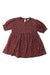 A Burgundy Long Sleeve Dresses from Jamie Kay in size 18-24M for girl. (Front View)