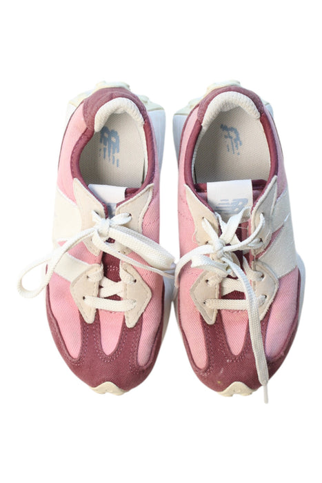 A Pink Sneakers from New Balance in size 5T for girl. (Back View)