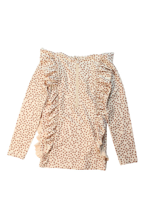A Beige Long Sleeve Tops from Konges Sløjd in size 7Y for girl. (Back View)
