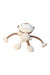 A Beige Soft Toys from Organic Natural Charm in size Newborn for neutral. (Front View)