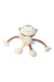A Beige Soft Toys from Organic Natural Charm in size Newborn for neutral. (Front View)