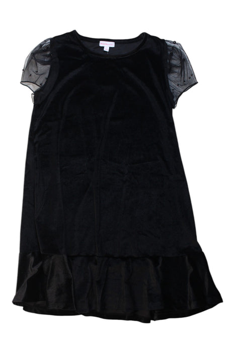 A Black Short Sleeve Dresses from Design History in size 14Y for girl. (Front View)
