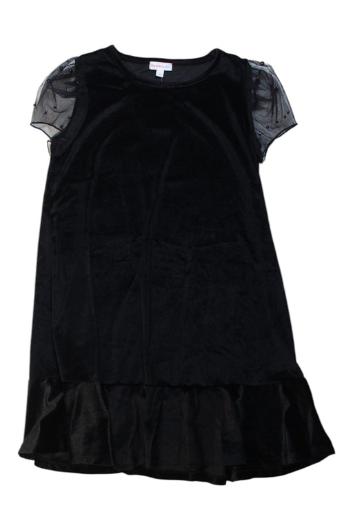 A Black Short Sleeve Dresses from Design History in size 14Y for girl. (Front View)