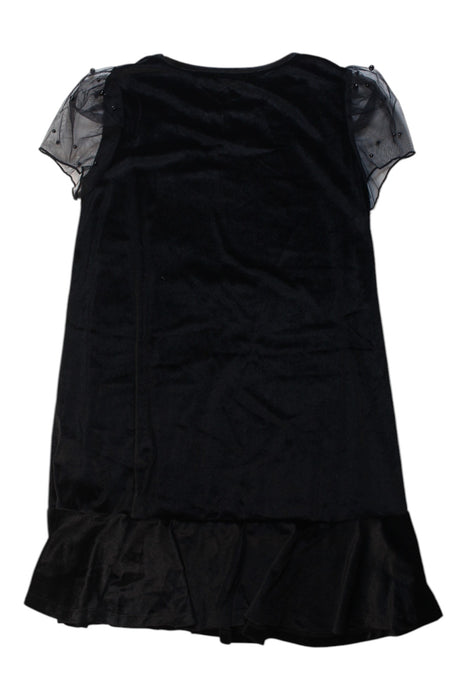 A Black Short Sleeve Dresses from Design History in size 14Y for girl. (Back View)