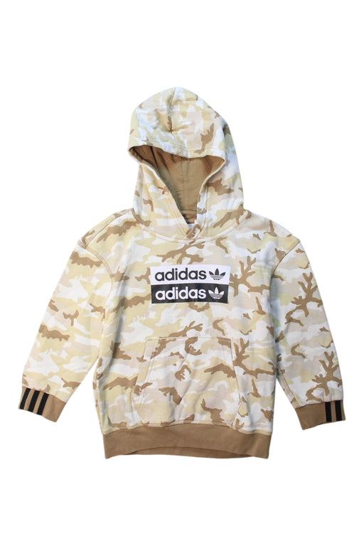 A Multicolour Hooded Sweatshirts from Adidas in size 5T for boy. (Front View)