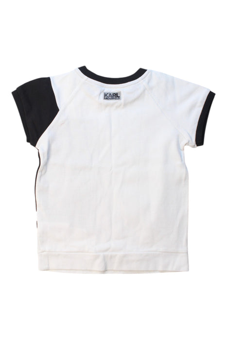 A Black Short Sleeve T Shirts from Karl Lagerfeld in size 8Y for boy. (Back View)
