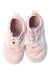A Pink Sneakers from Vans in size 18-24M for girl. (Back View)
