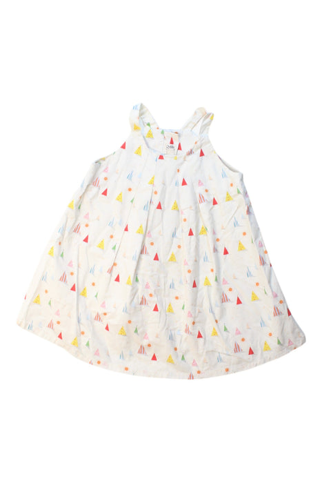 A Multicolour Sleeveless Dresses from Chubby Chubby in size 2T for girl. (Front View)