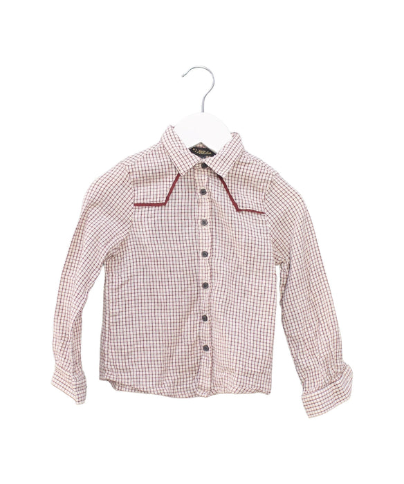 A Burgundy Shirts from Velveteen in size 18-24M for boy. (Front View)