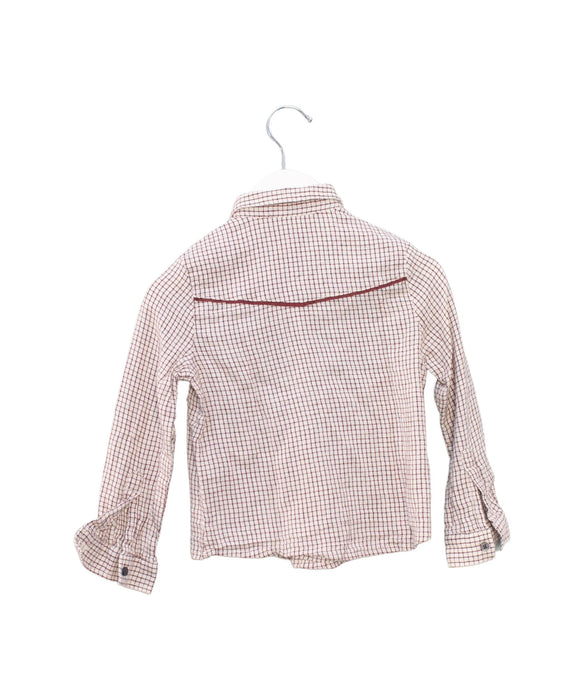 A Burgundy Shirts from Velveteen in size 18-24M for boy. (Back View)