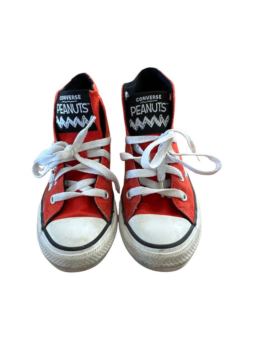 A Red Sneakers from Converse in size 6T for neutral. (Front View)